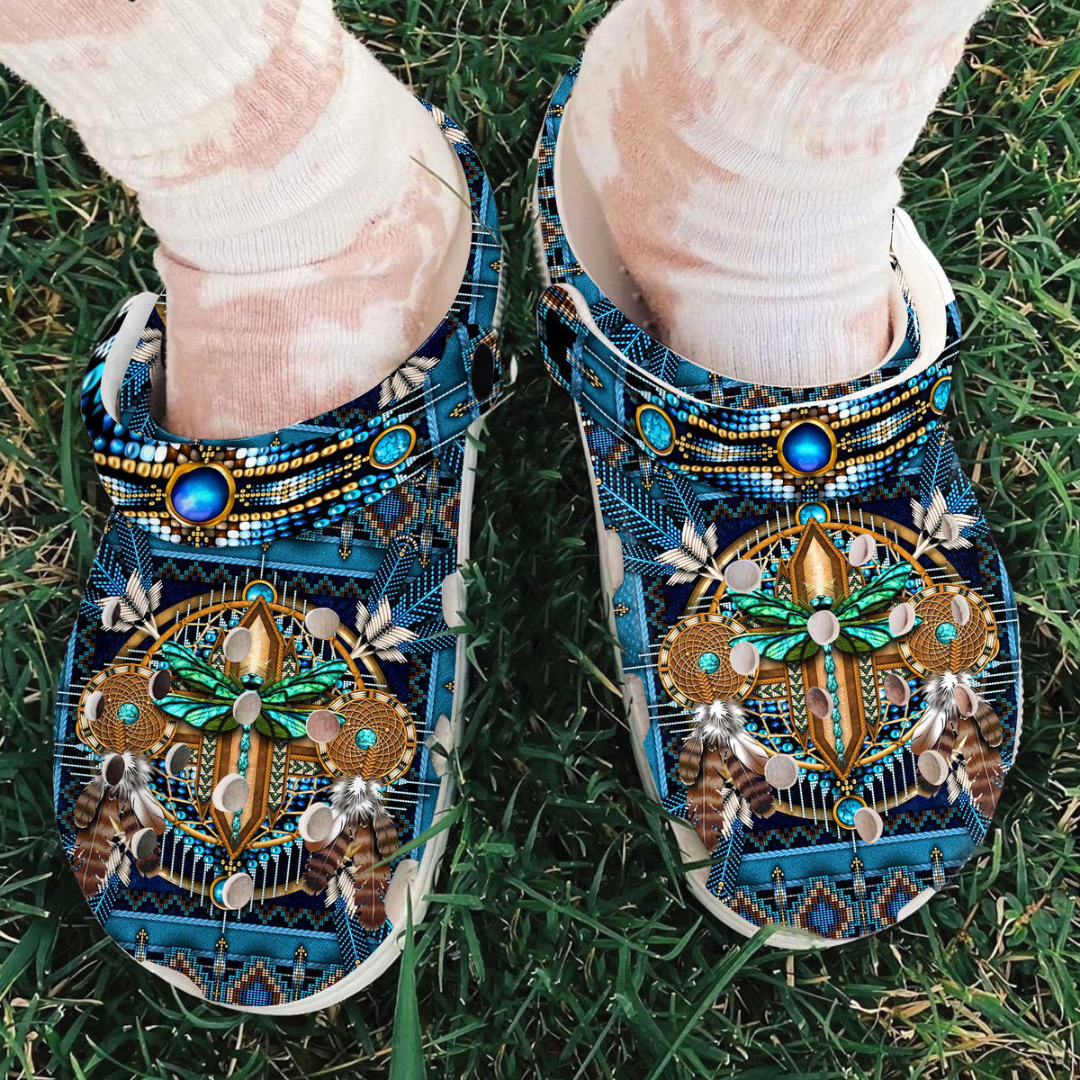 Merchidea Comfortable Native American Owl ClogsCrocs Crocband Clogs Shoes Comfortable For Men Women and Kids