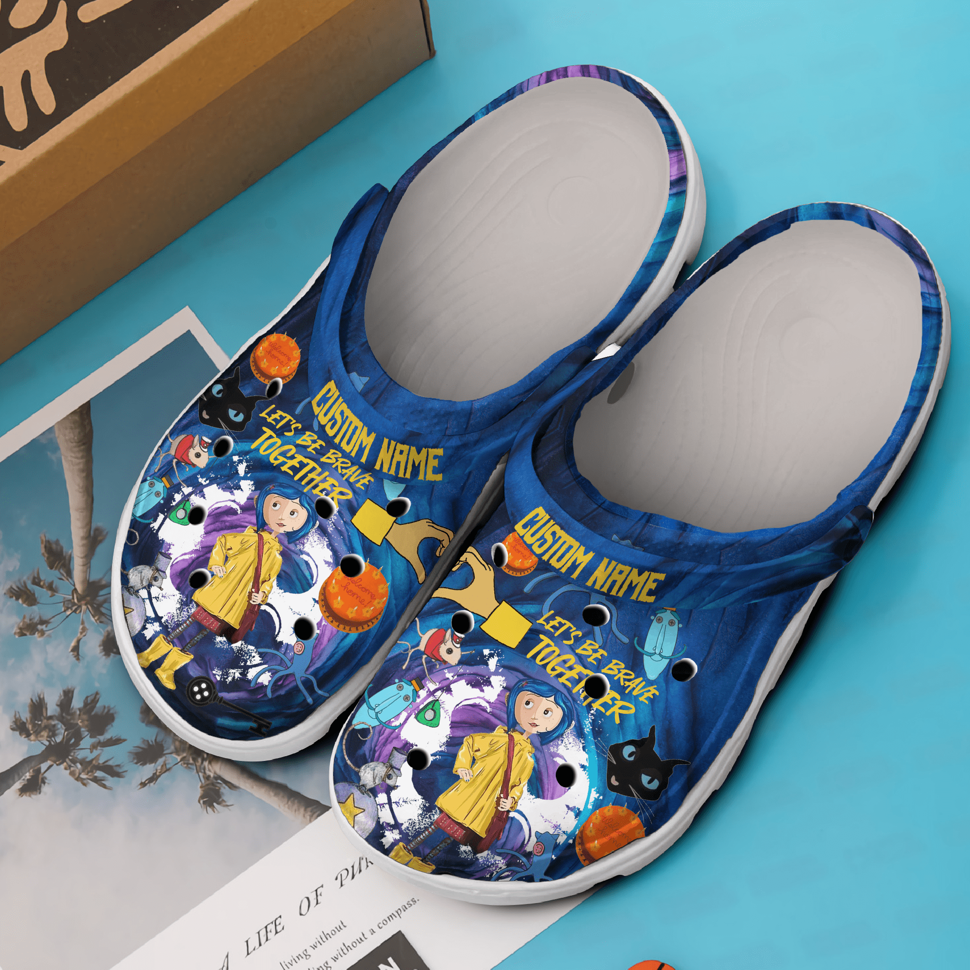 Merchidea Coraline Cartoon Crocs Crocband Clogs Shoes Comfortable For Men Women and Kids