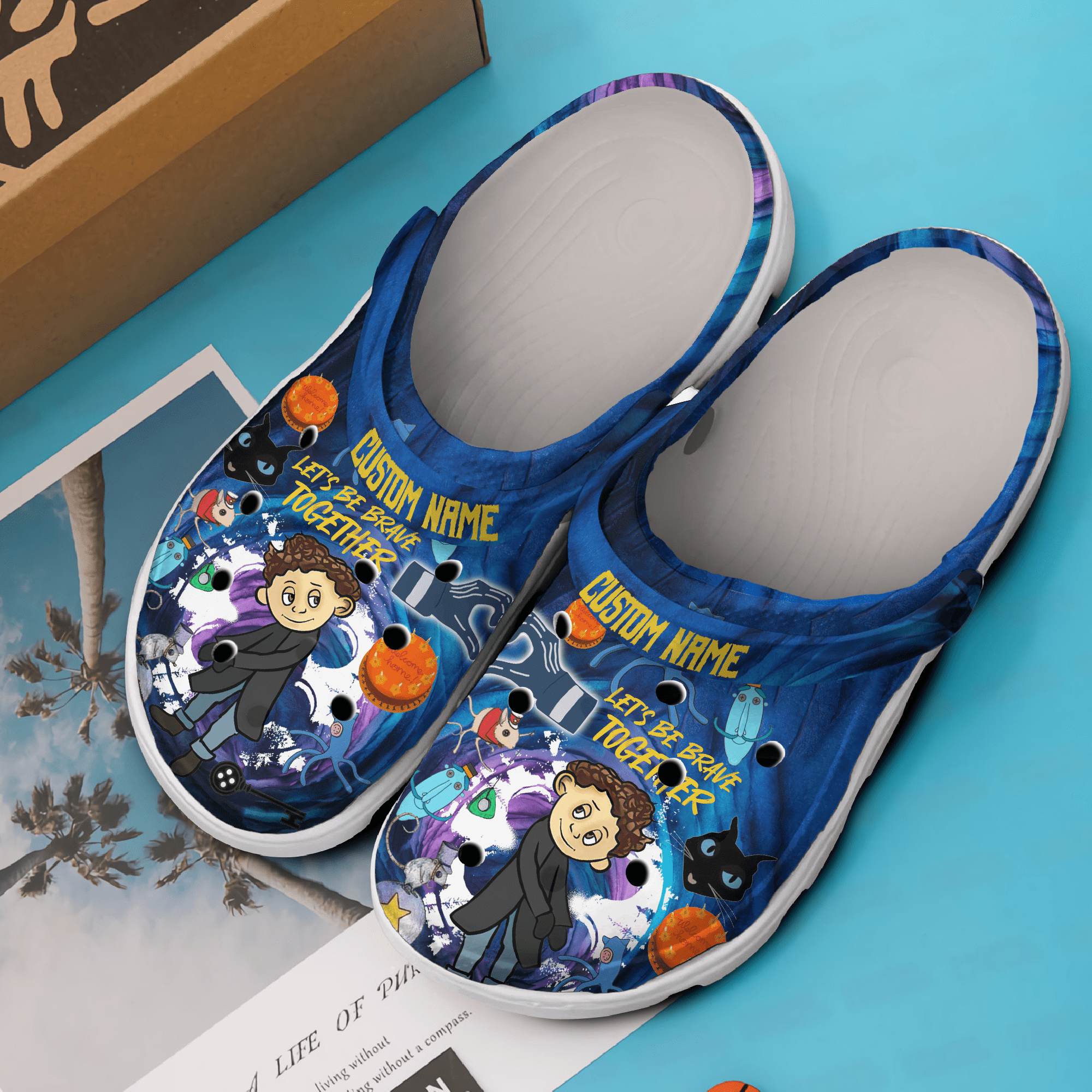Merchidea Coraline Cartoon Crocs Crocband Clogs Shoes Comfortable For Men Women and Kids