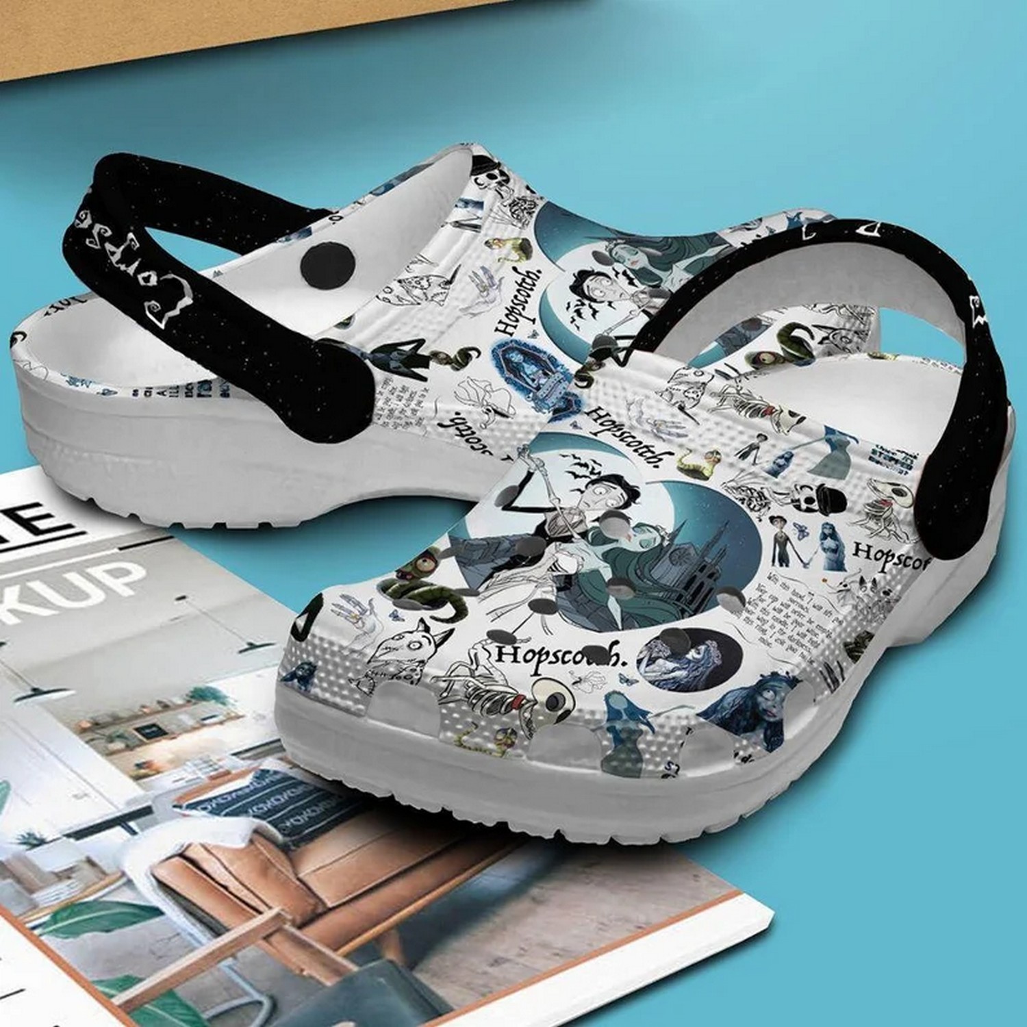 Merchidea Corpse Bride Movie Crocs Crocband Clogs Shoes Comfortable For Men Women and Kids