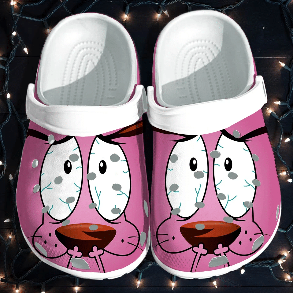 Merchidea Courage the Cowardly Dog Crocs Clog Shoes