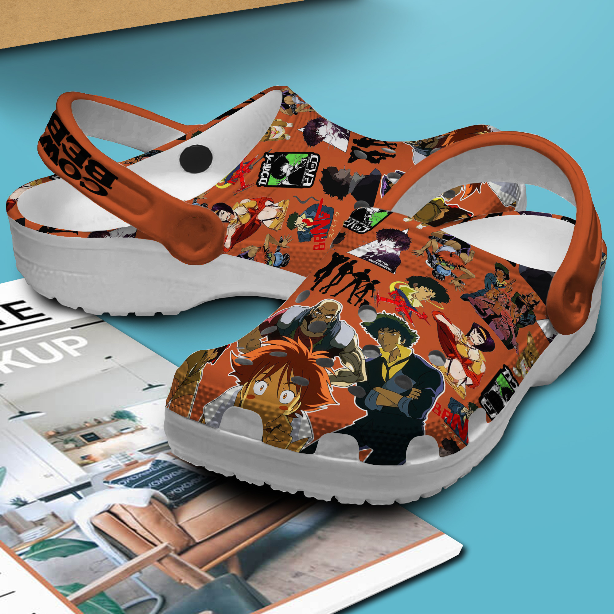 Merchidea Cowboy Bebop Anime Crocs Crocband Clogs Shoes Comfortable For Men Women and Kids