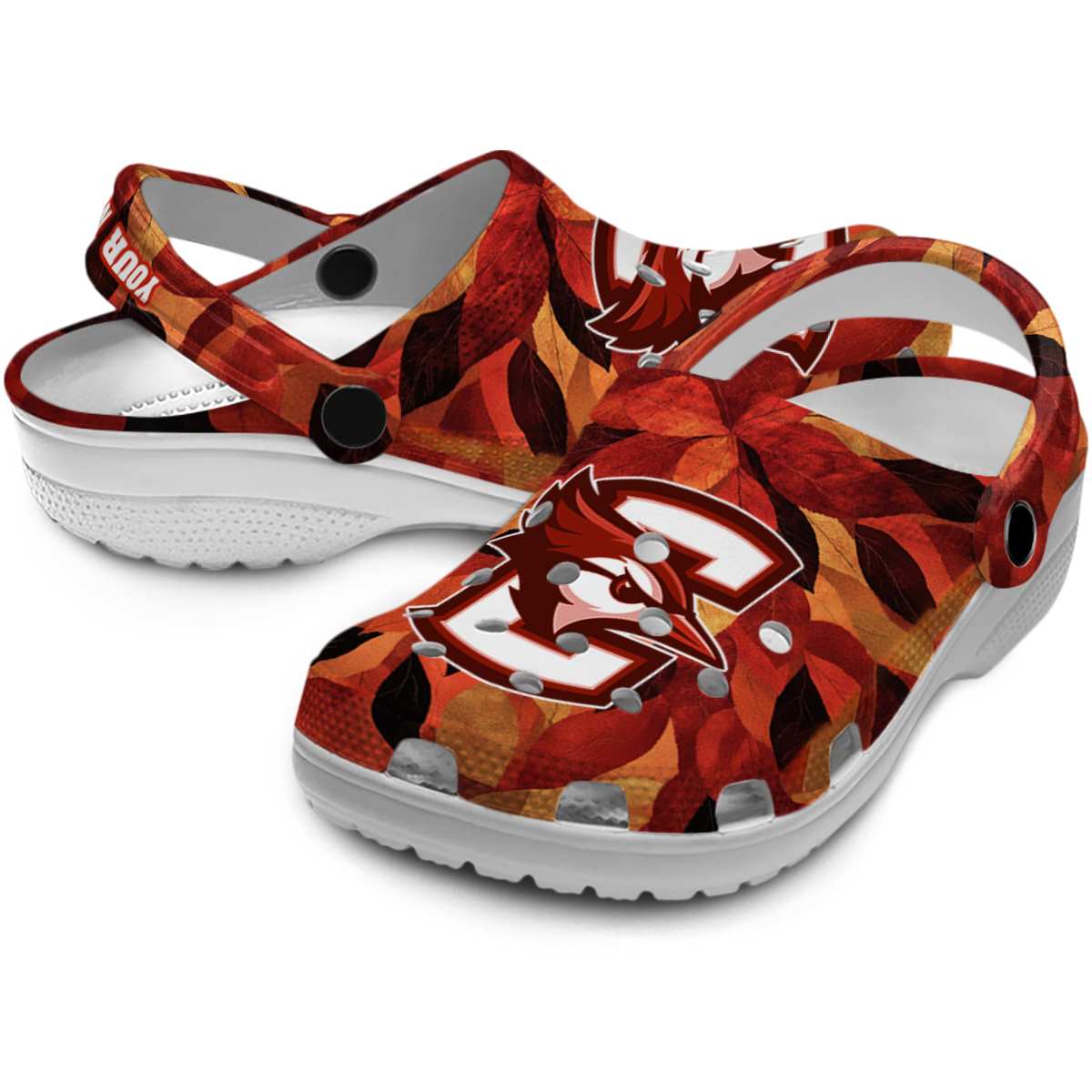 Merchidea Creighton Bluejays NCAA Sport Crocs Crocband Clogs Shoes Comfortable For Men Women and Kids