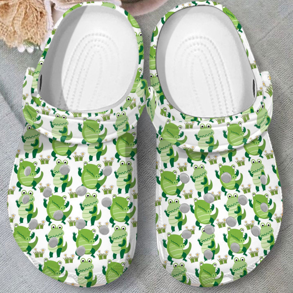 Merchidea Crocodile Animal Crocs Crocband Clogs Shoes Comfortable For Men Women and Kids