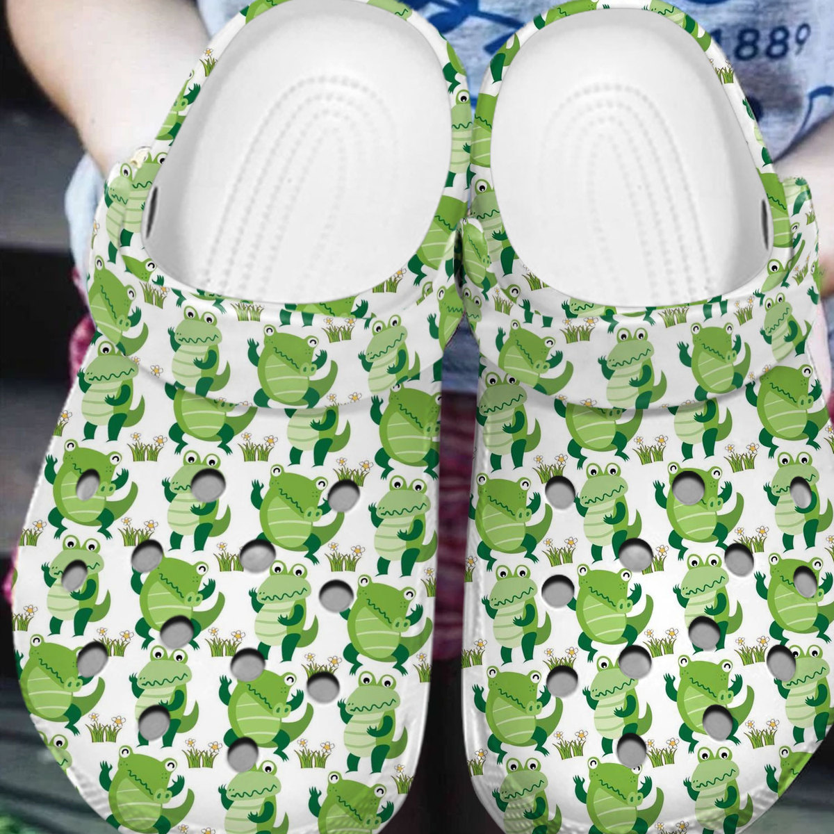 Merchidea Crocodile Animal Crocs Crocband Clogs Shoes Comfortable For Men Women and Kids