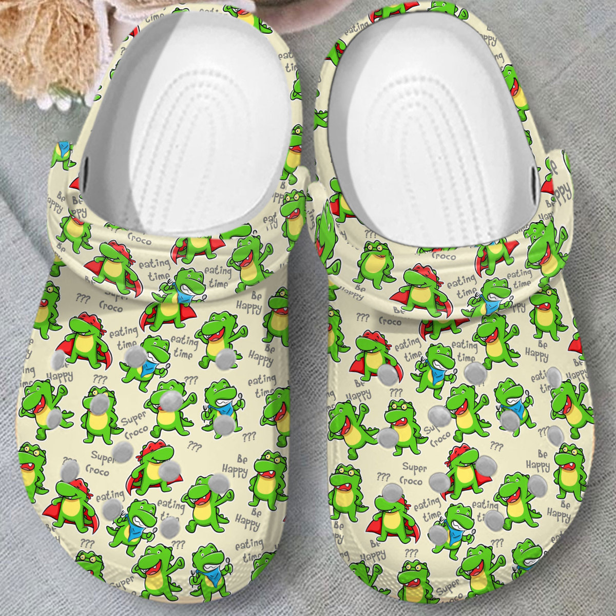 Merchidea Crocodile Animal Crocs Crocband Clogs Shoes Comfortable For Men Women and Kids