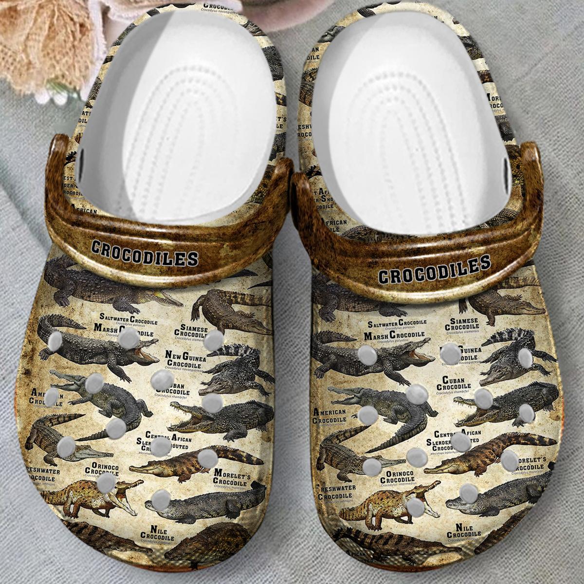 Merchidea Crocodile of the world Crocs Crocband Clogs Shoes Comfortable For Men Women and Kids