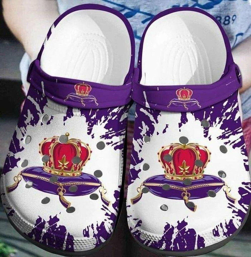 Merchidea Crown Royal 102 Gift For Lover Gift For Fan Classic Water Rubber clog Shoes Comfy Footwear