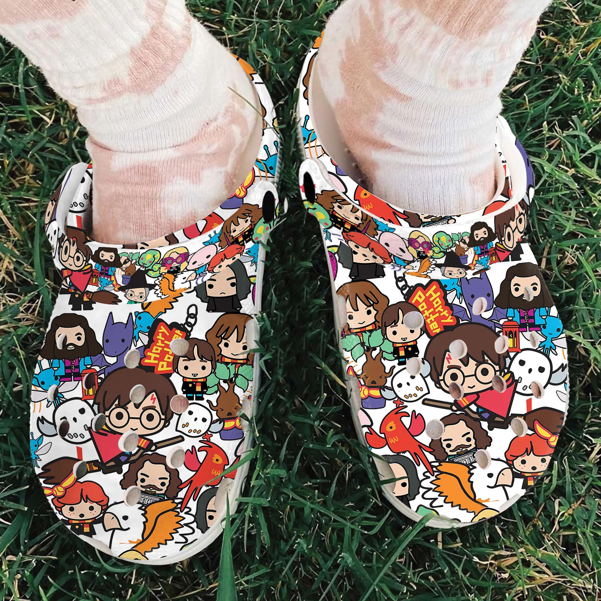 Merchidea Cute Harry Potter Characters Movie Crocs Crocband Clogs Shoes Comfortable For Men Women and Kids