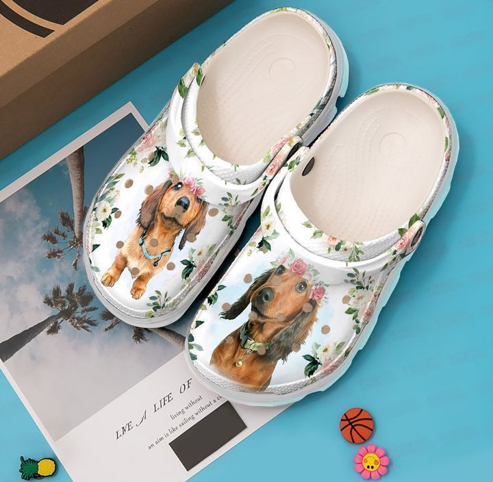 Merchidea Dachshund Baby Classic Clogs Shoes