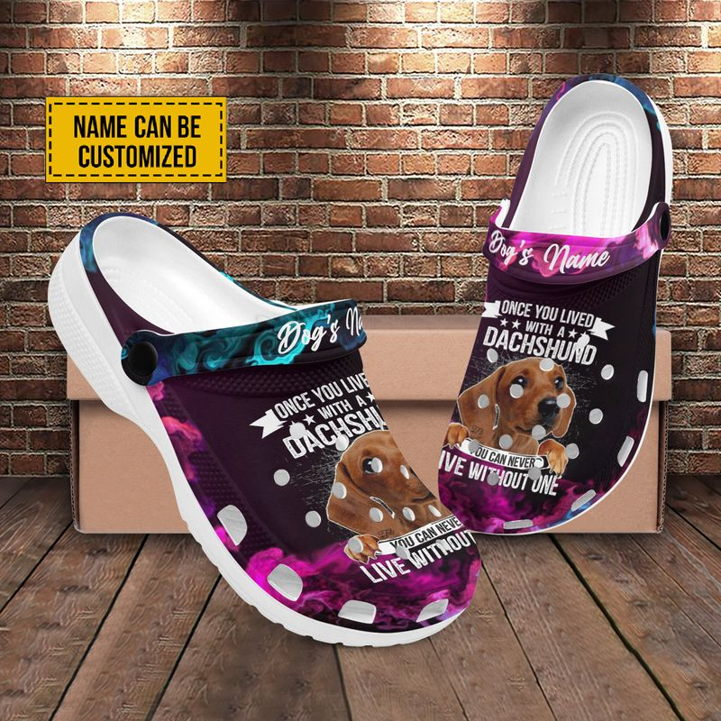 Merchidea Dachshund Crocs Crocband Clogs Shoes Comfortable For Men Women and Kids