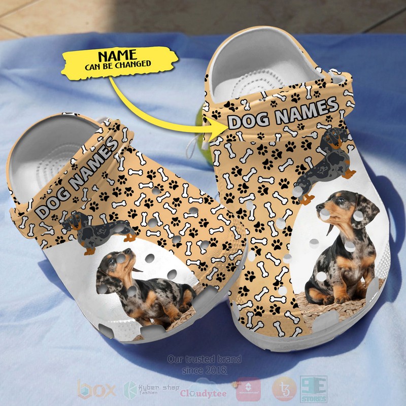 Merchidea Dachshund Cute Dog Animal Crocs Crocband Clogs Shoes Comfortable For Men Women and Kids