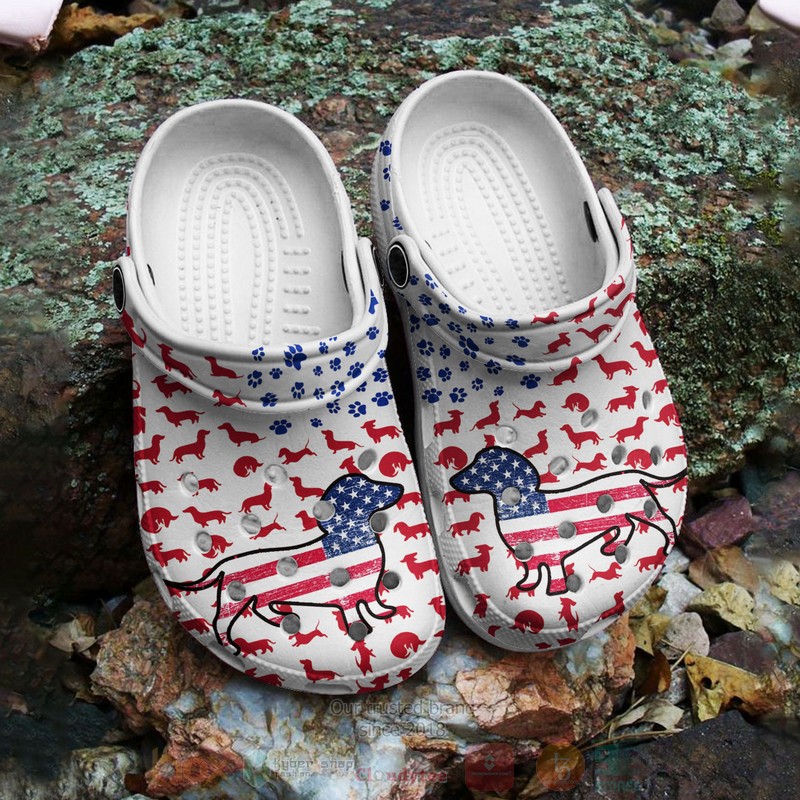 Merchidea Dachshund Dog Lovers Animal Crocs Crocband Clogs Shoes Comfortable For Men Women and Kids