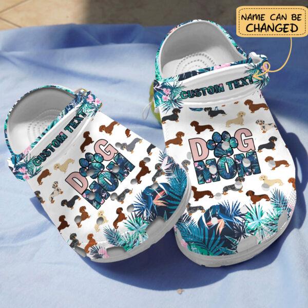 Merchidea Dachshund Mom Crocs Crocband Clogs Shoes Comfortable For Men Women and Kids