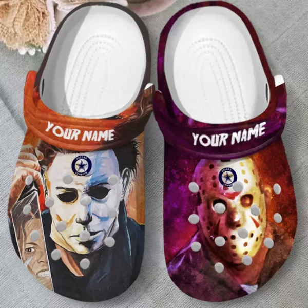 Merchidea Dallas Cowboys NFL Sport Crocs Crocband Clogs Shoes Comfortable For Men Women and Kids