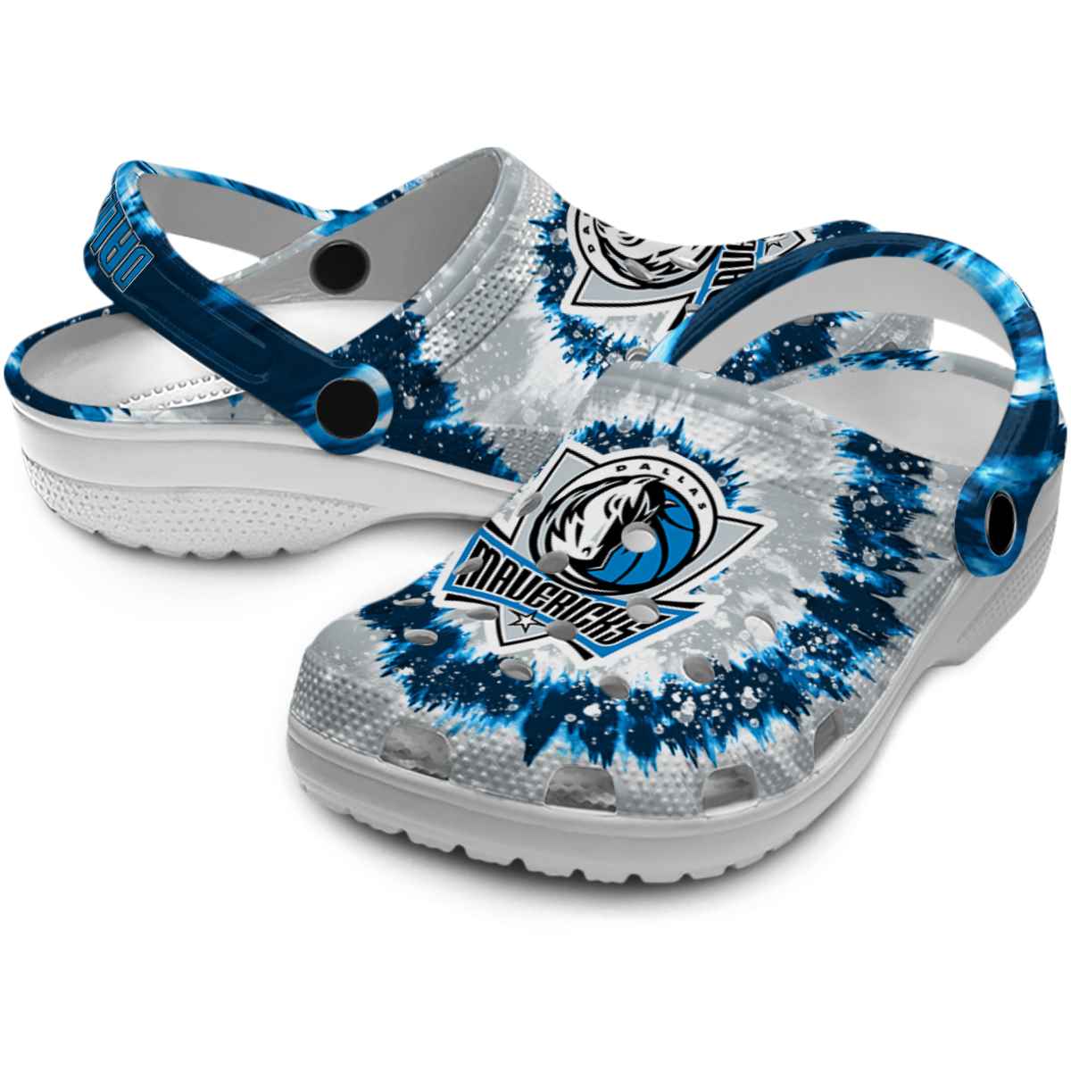 Merchidea Dallas Mavericks NBA Sport Crocs Crocband Clogs Shoes Comfortable For Men Women and Kids