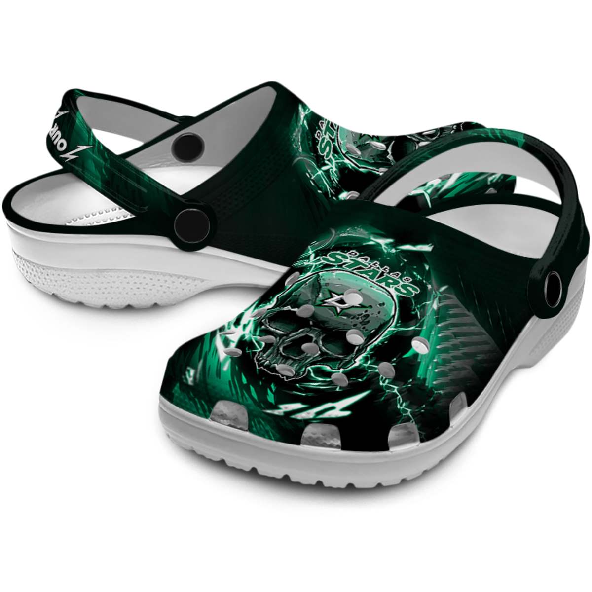 Merchidea Dallas Stars NHL Sport Crocs Crocband Clogs Shoes Comfortable For Men Women and Kids