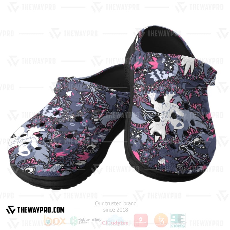Merchidea Dark Pokemon Anime Crocs Crocband Clogs Shoes Comfortable For Men Women and Kids