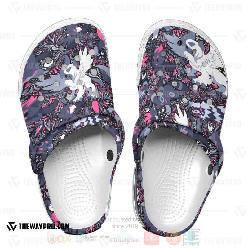 Merchidea Dark Pokemon Anime Crocs Crocband Clogs Shoes Comfortable For Men Women and Kids