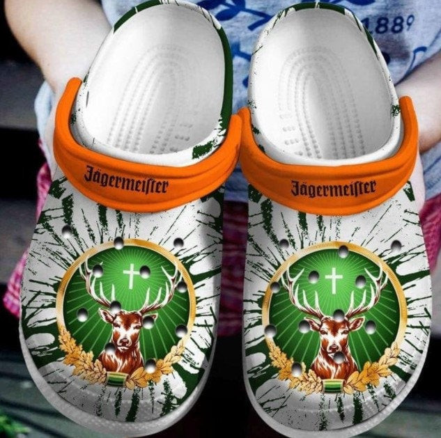 Merchidea Deer Jagermeisterc For Men And Women Gift For Fan Classic Water Rubber clog Shoes Comfy Footwear