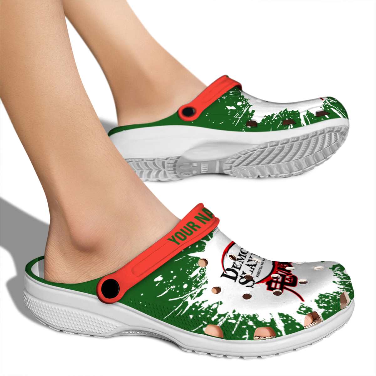 Merchidea Demon Slayer Anime Crocs Crocband Clogs Shoes Comfortable For Men Women and Kids