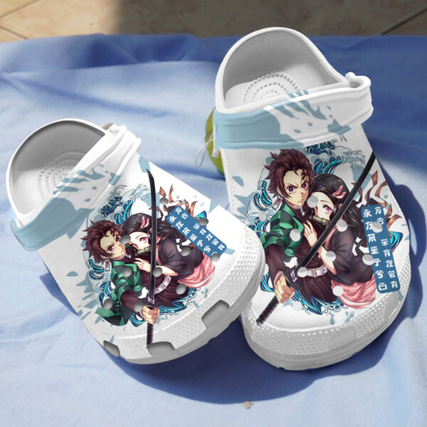 Merchidea Demon Slayer Anime Crocs Crocband Clogs Shoes Comfortable For Men Women and Kids