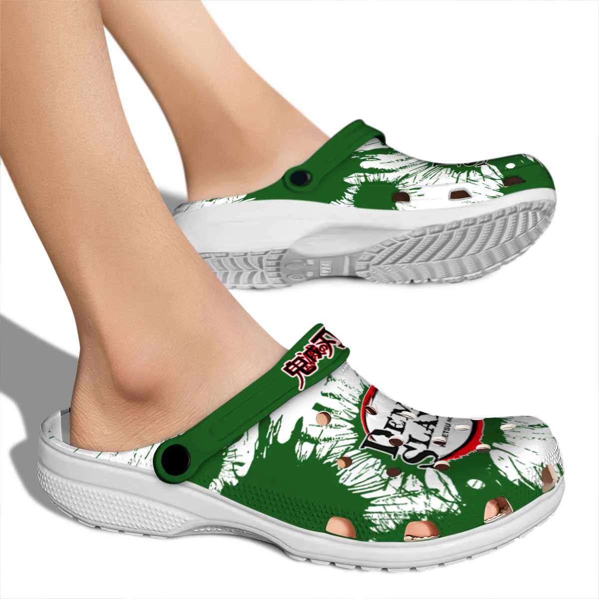 Merchidea Demon Slayer Anime Crocs Crocband Clogs Shoes Comfortable For Men Women and Kids