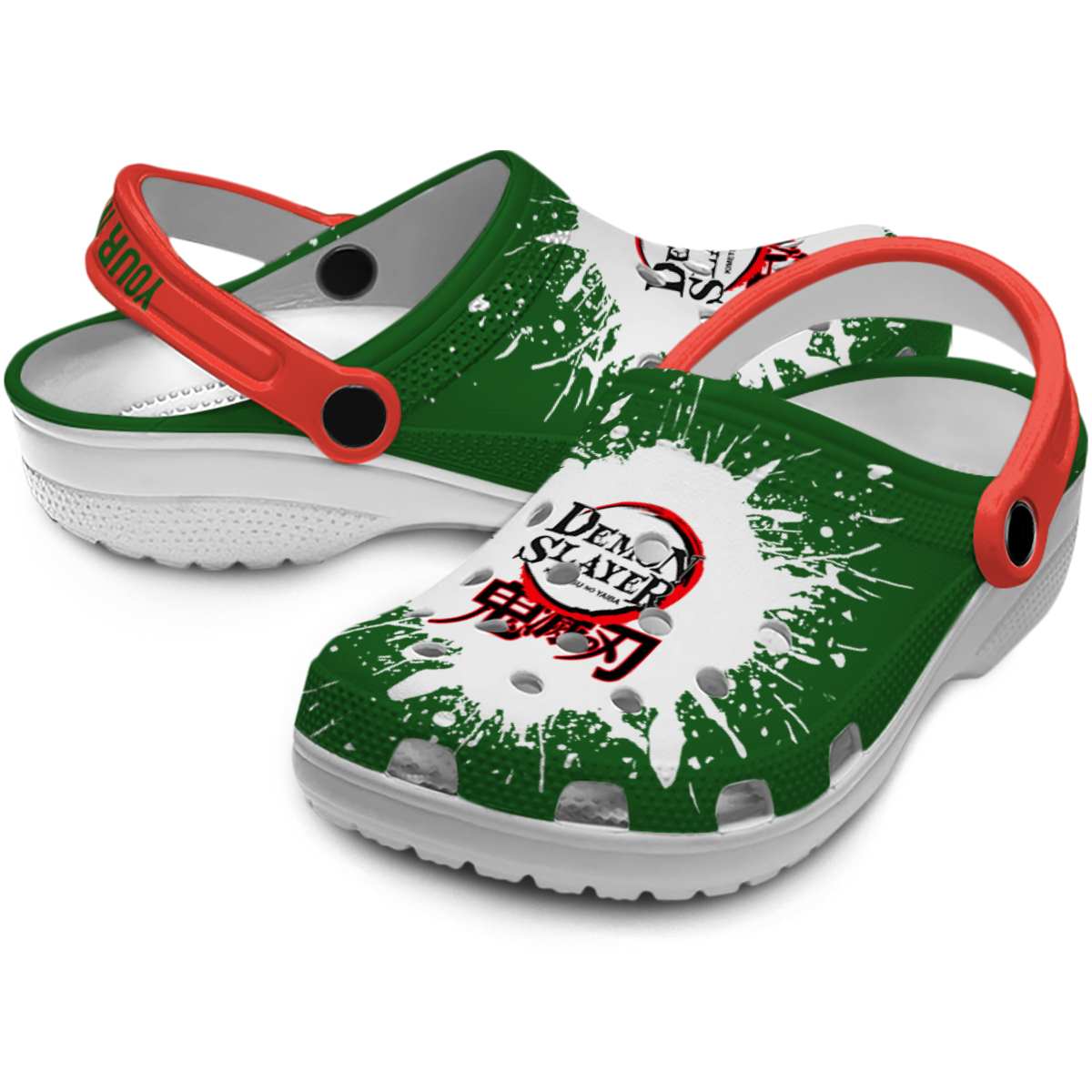 Merchidea Demon Slayer Anime Crocs Crocband Clogs Shoes Comfortable For Men Women and Kids