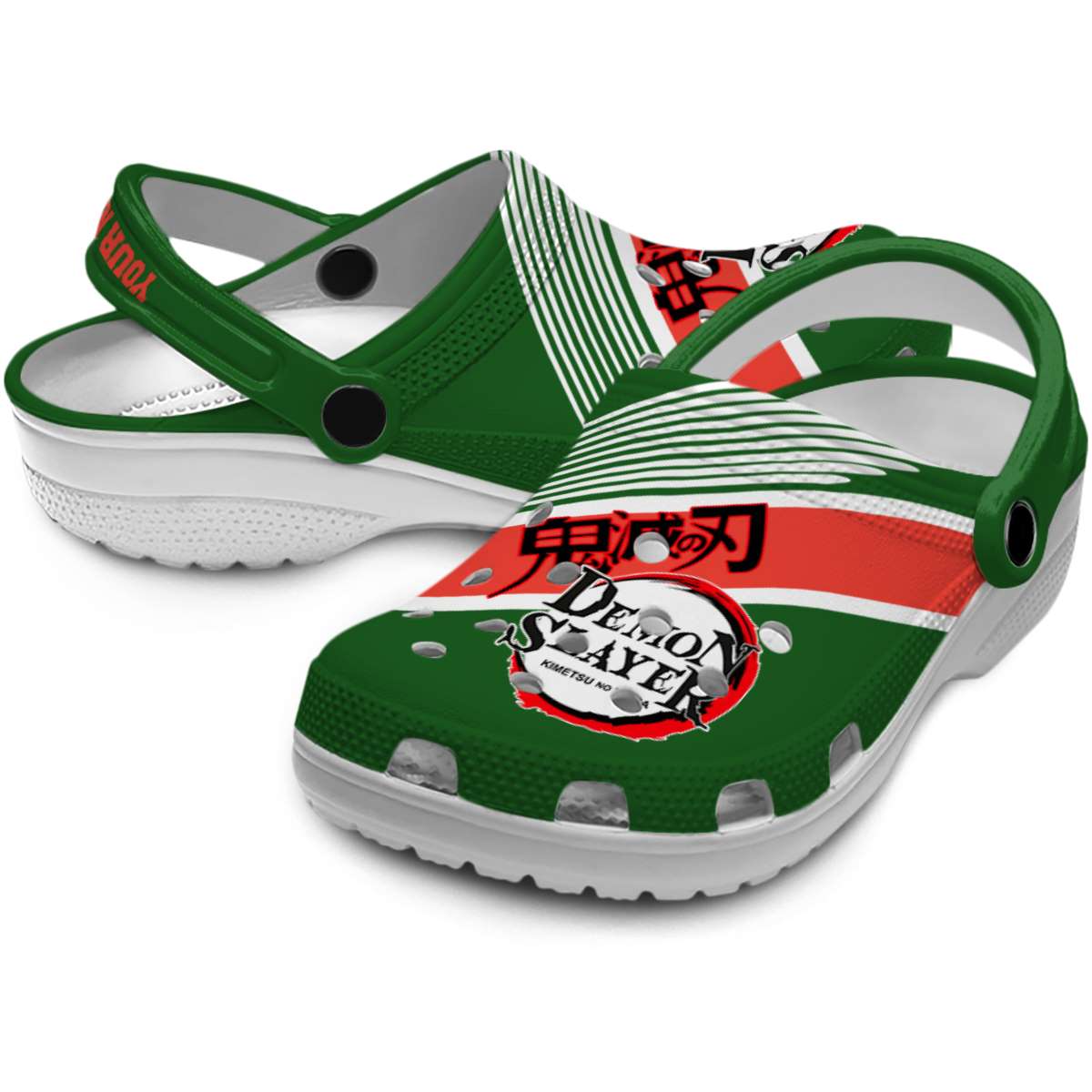Merchidea Demon Slayer Anime Crocs Crocband Clogs Shoes Comfortable For Men Women and Kids