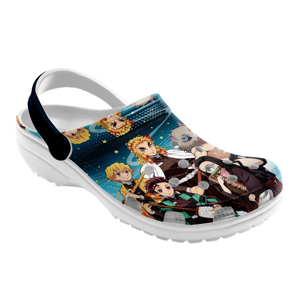 Merchidea Demon Slayer Anime Crocs Crocband Clogs Shoes Comfortable For Men Women and Kids