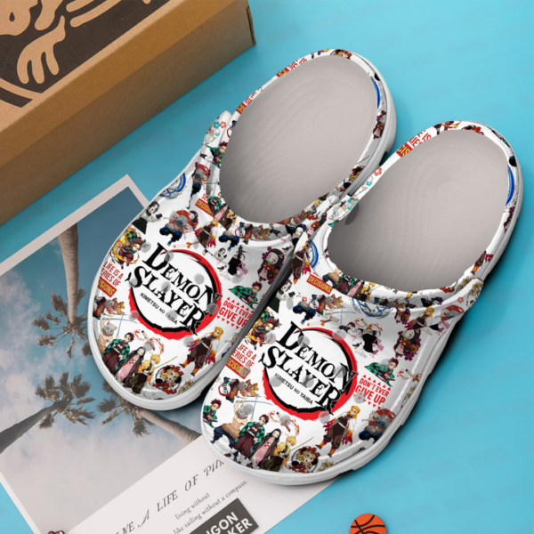 Merchidea Demon Slayer Anime Crocs Crocband Clogs Shoes Comfortable For Men Women and Kids