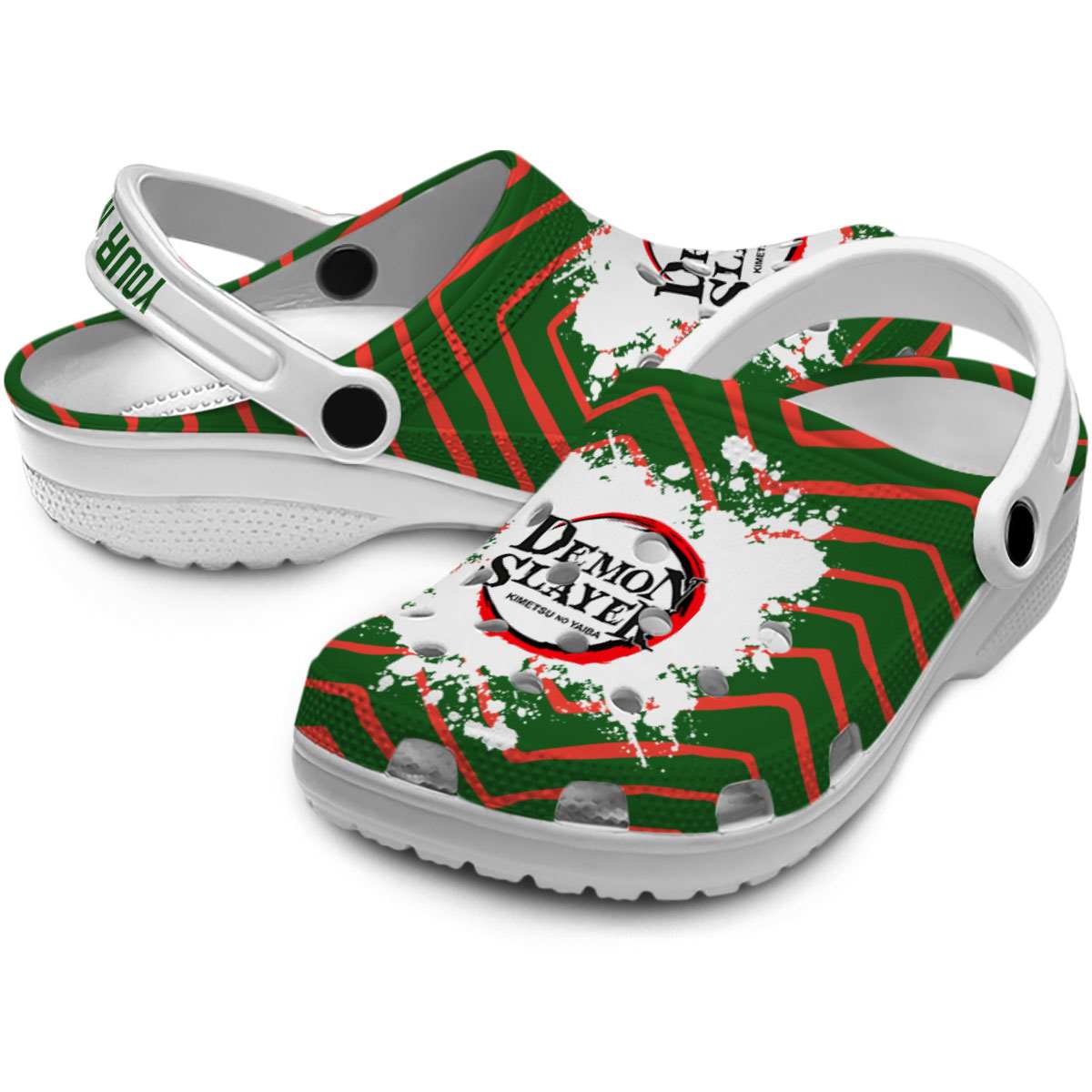 Merchidea Demon Slayer Anime Crocs Crocband Clogs Shoes Comfortable For Men Women and Kids