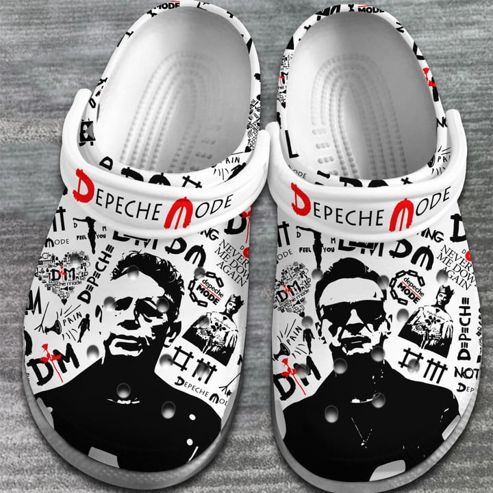 Merchidea Depeche Mode Band Crocs Crocband Comfortable Clogs Shoes for men women