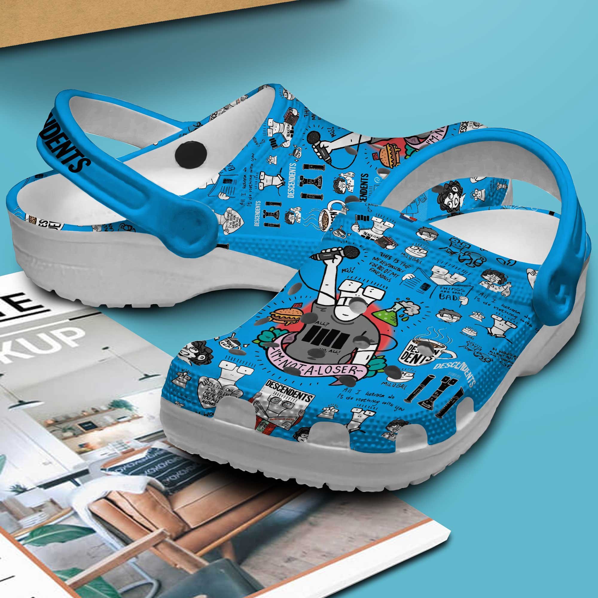 Merchidea Descendants TV Series Crocs Crocband Clogs Shoes Comfortable For Men Women and Kids