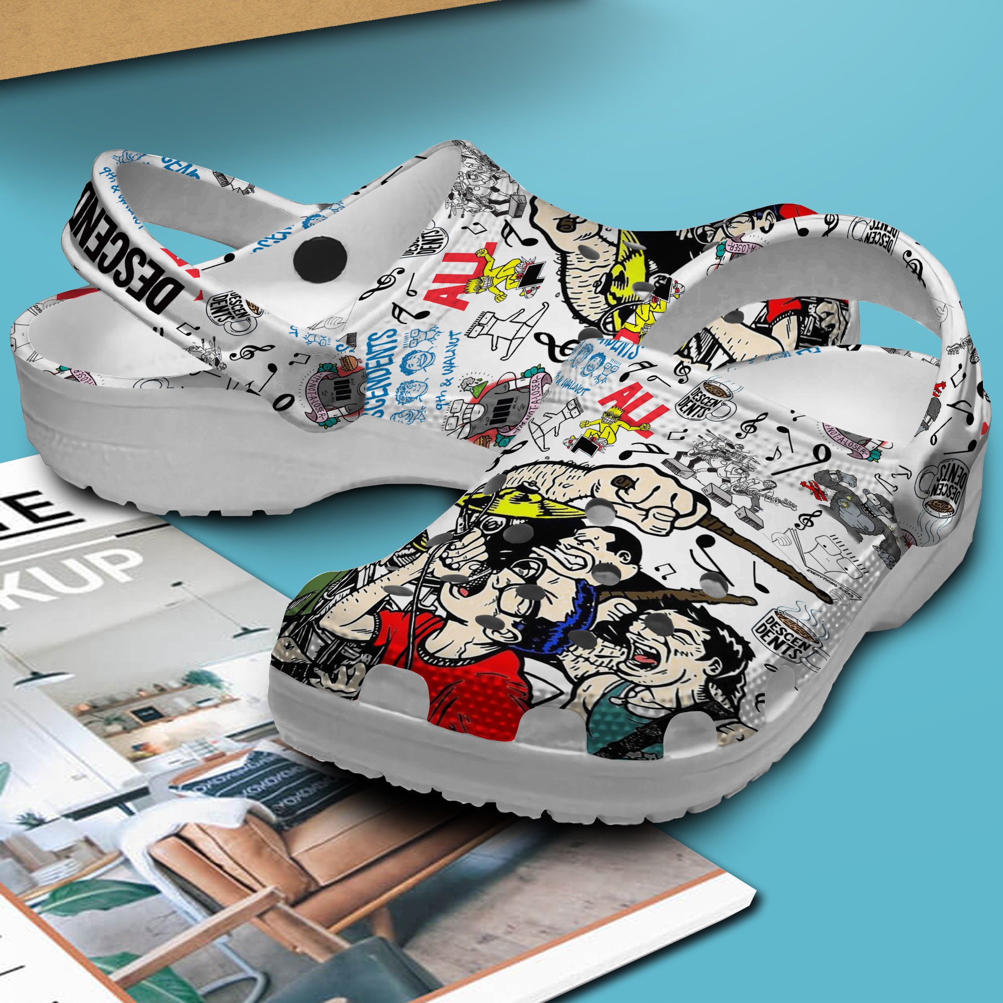 Merchidea Descendants TV Series Crocs Crocband Clogs Shoes Comfortable For Men Women and Kids