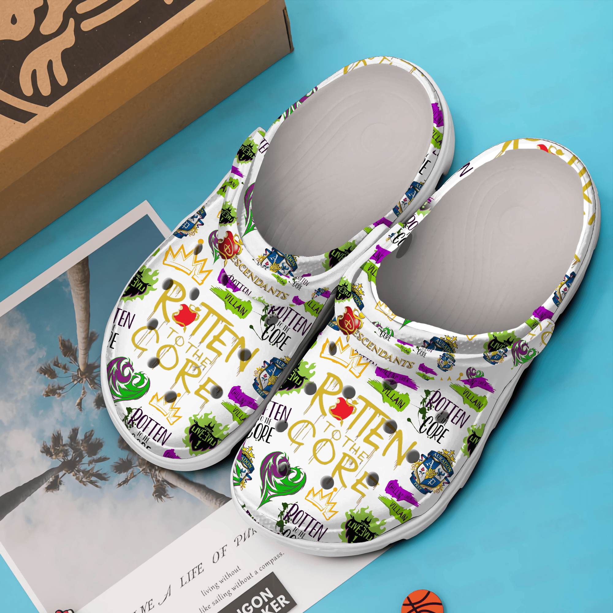 Merchidea Descendants TV Series Crocs Crocband Clogs Shoes Comfortable For Men Women and Kids