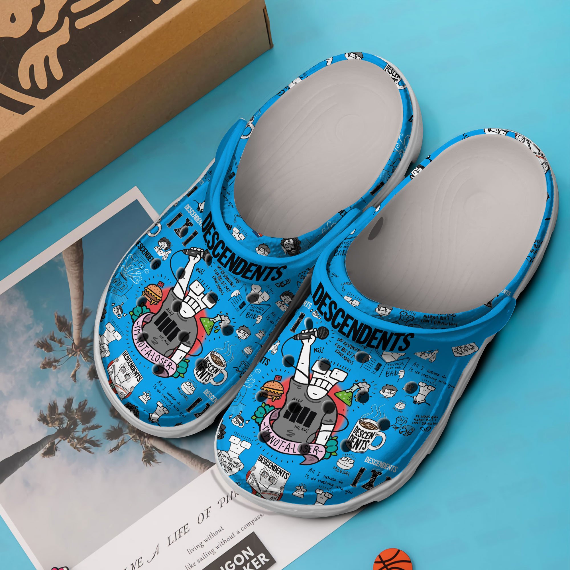 Merchidea Descendants TV Series Crocs Crocband Clogs Shoes Comfortable For Men Women and Kids