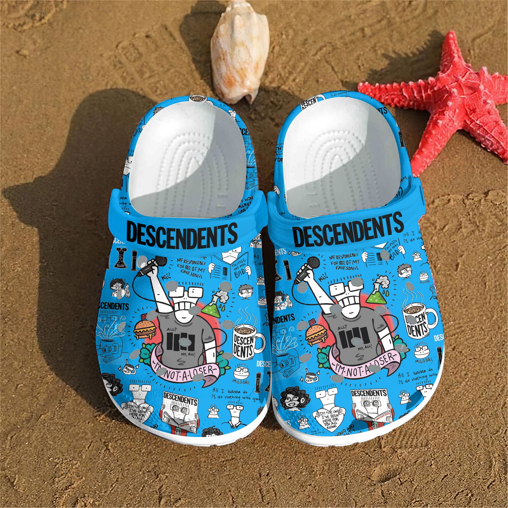 Merchidea Descendants TV Series Crocs Crocband Clogs Shoes Comfortable For Men Women and Kids
