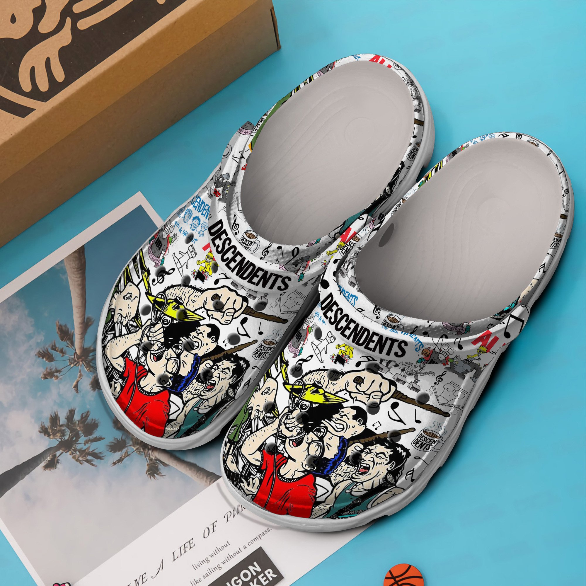 Merchidea Descendants TV Series Crocs Crocband Clogs Shoes Comfortable For Men Women and Kids