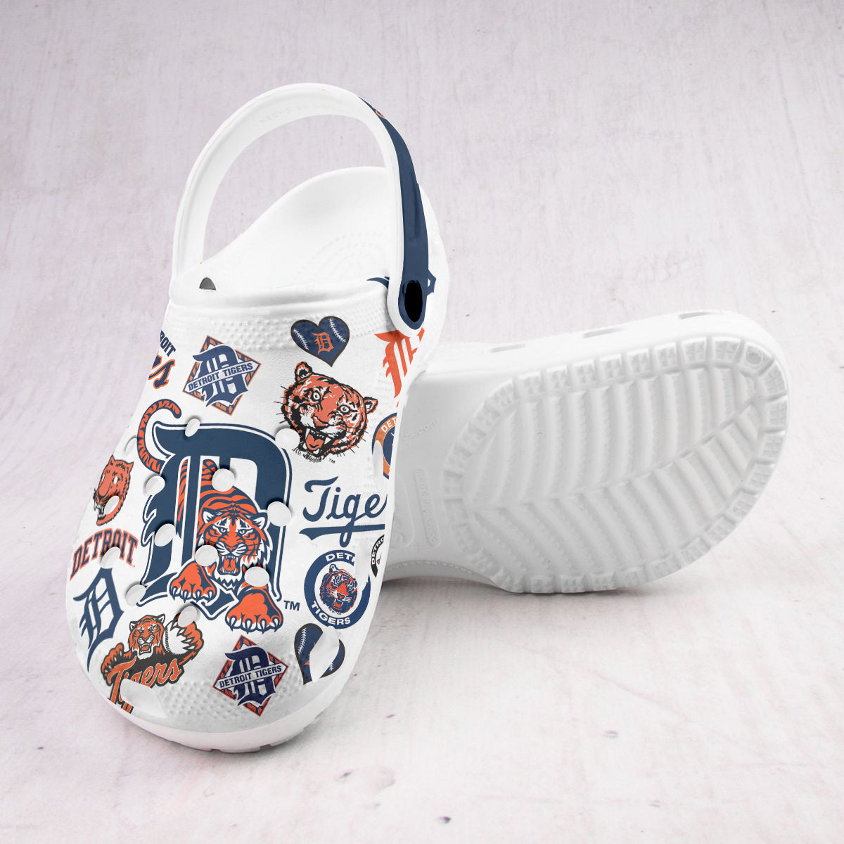 Merchidea Detroit Tigers MLB Crocs Crocband Clogs Shoes Comfortable For Men Women and Kids