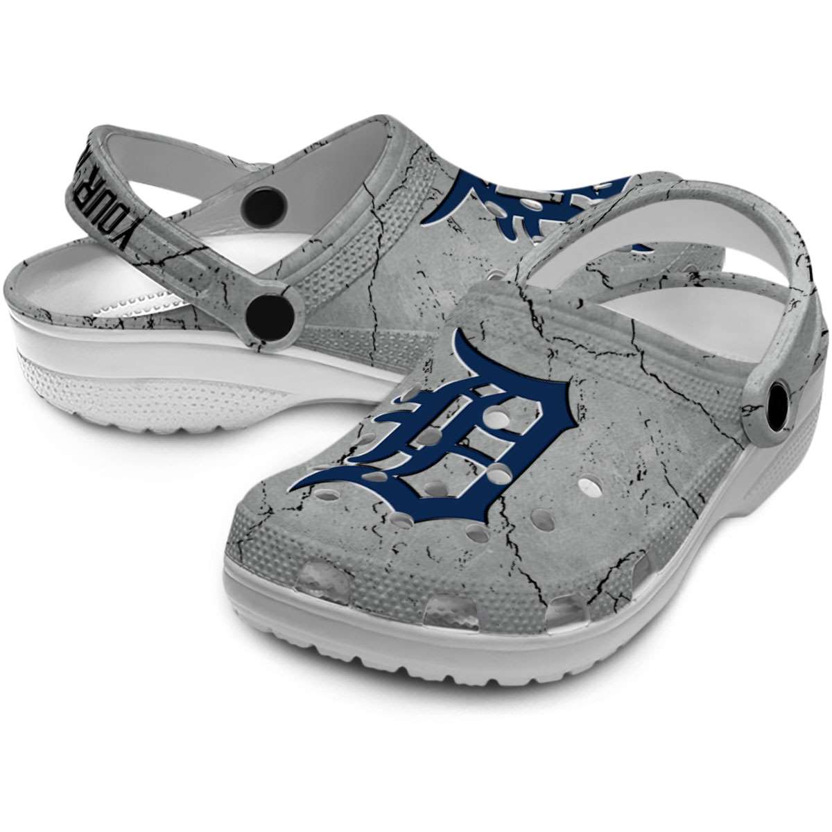 Merchidea Detroit Tigers MLB Sport Crocs Crocband Clogs Shoes Comfortable For Men Women and Kids