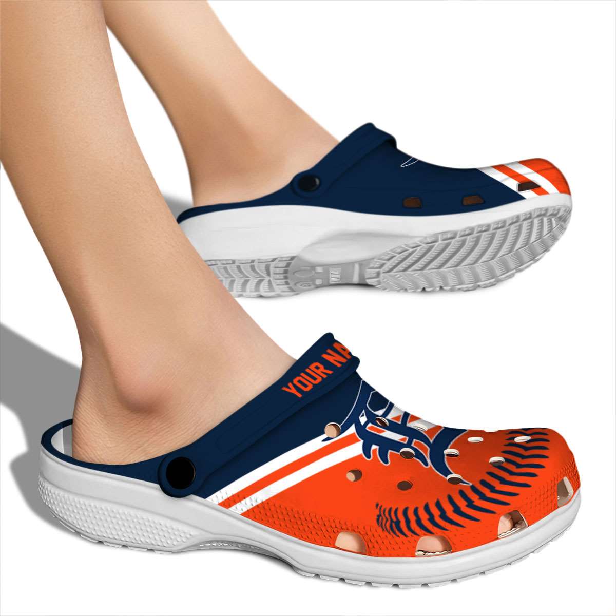 Merchidea Detroit Tigers MLB Sport Crocs Crocband Clogs Shoes Comfortable For Men Women and Kids