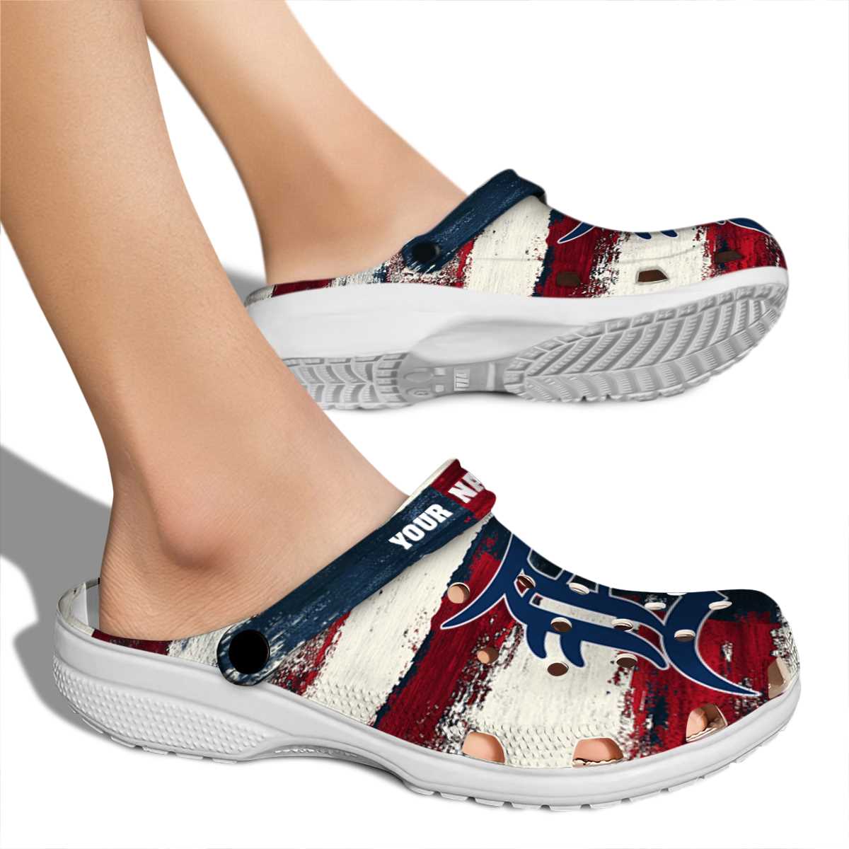 Merchidea Detroit Tigers MLB Sport Crocs Crocband Clogs Shoes Comfortable For Men Women and Kids