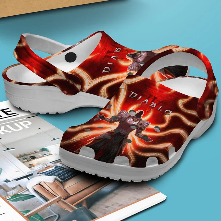 Merchidea Diablo Game Crocs Crocband Clogs For Men Women and Kids