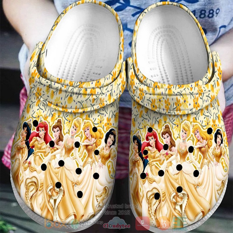 Merchidea Disney Princess Character Cartoon Crocs Crocband Clogs Shoes Comfortable For Men Women and Kids