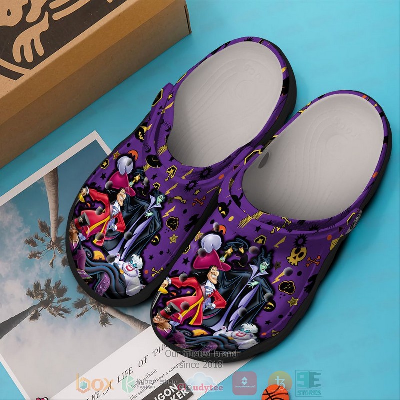 Merchidea Disney Villains Cartoon Crocs Crocband Clogs Shoes Comfortable For Men Women and Kids