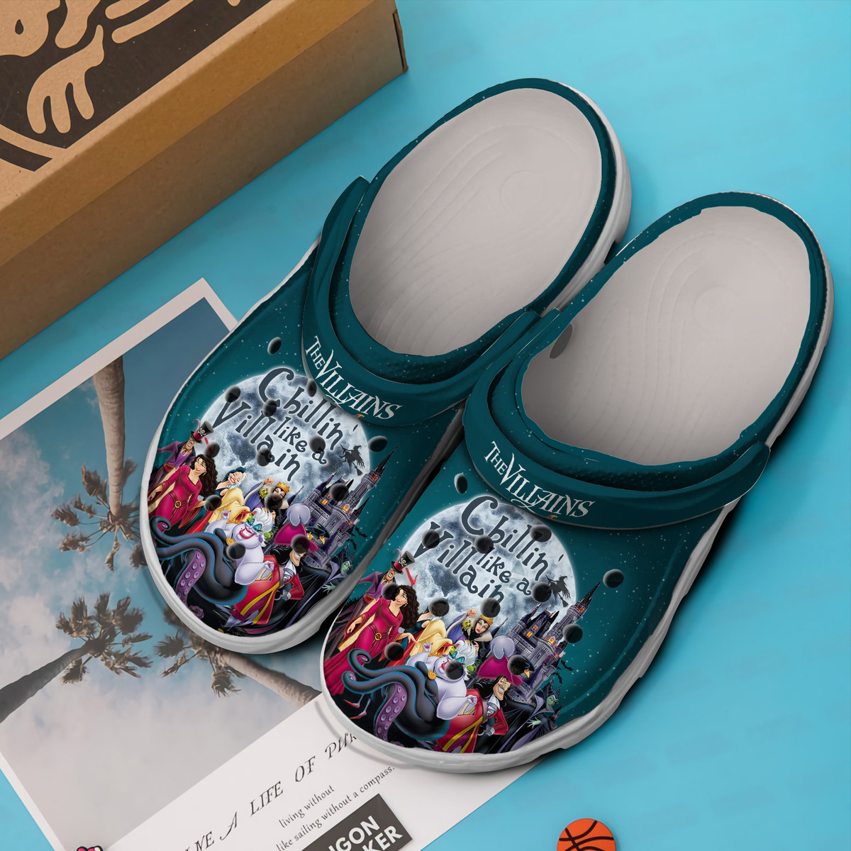 Merchidea Disney Villains Cartoon Crocs Crocband Clogs Shoes Comfortable For Men Women and Kids