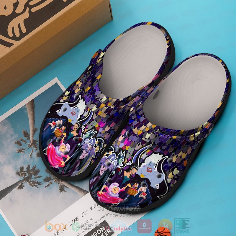 Merchidea Disney Villains Cartoon Crocs Crocband Clogs Shoes Comfortable For Men Women and Kids