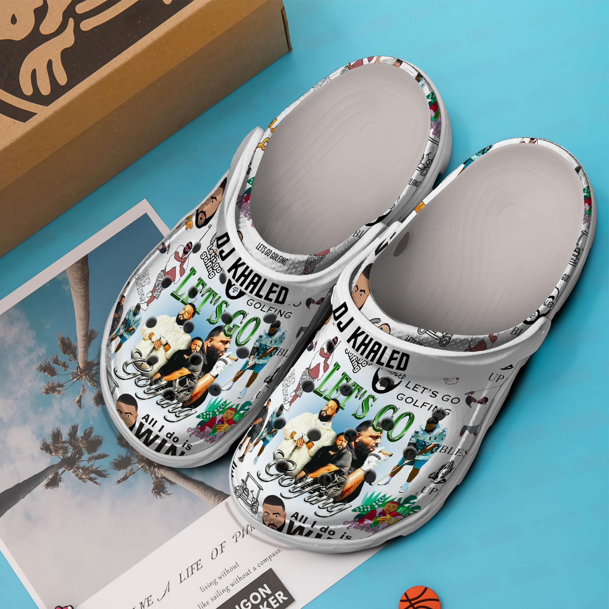 Merchidea DJ Khaled Music Crocs Crocband Clogs Shoes Comfortable For Men Women and Kids