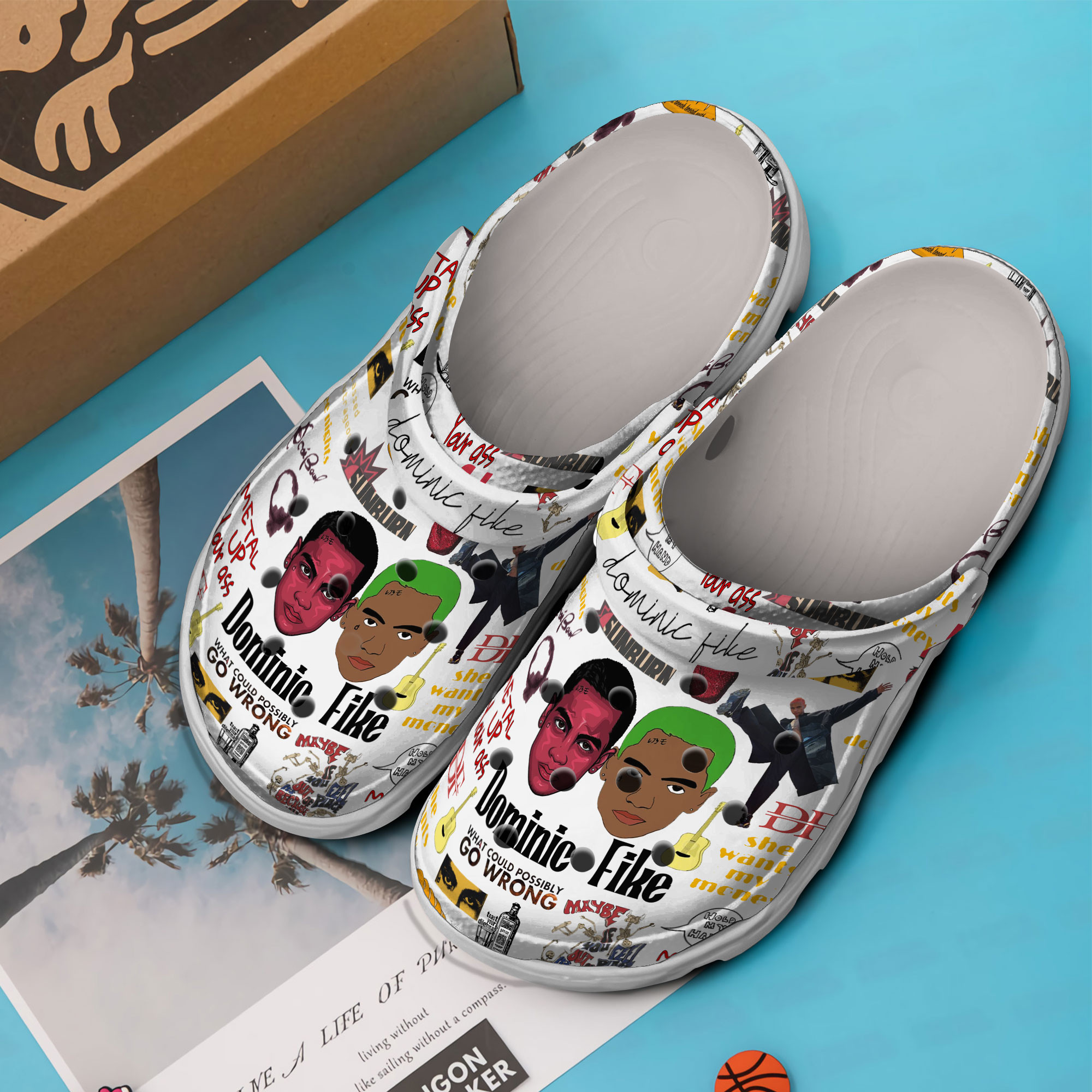 Merchidea Dominic Fike Music Crocs Crocband Clogs Shoes Comfortable For Men Women and Kids